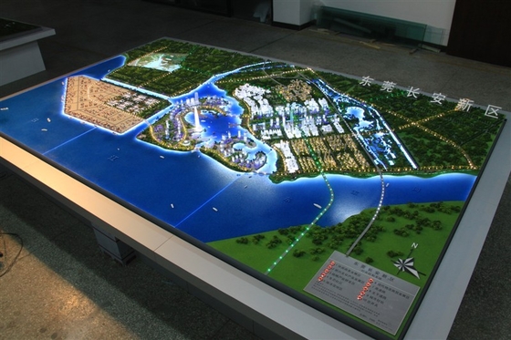 Miniatuurschaal Modellandschap voor Land die Complex Model gebruiken leverancier