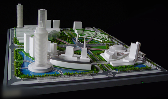 Miniatuurschaal Modellandschap voor Tentoonstelling die Modellay-out bouwen leverancier