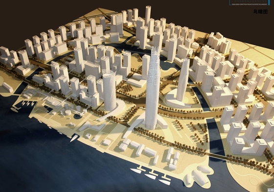 Sterkte van Architecturale Modelmaker voor het Miniatuurmodel van de Stadslay-out leverancier