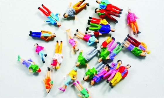 P87-25 stuntteam HO architectonische schaalmodel mensen geschilderd cijfers 2.0 cm leverancier