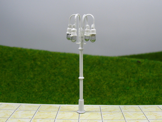 Van de t53-douane 6V Lichtgevende Modellantaarnpaal 5.5cm Straatschaal voor HO-Treinlay-out leverancier