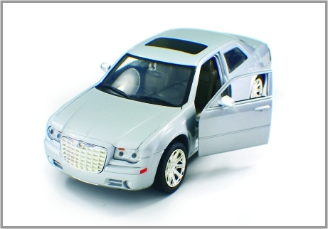 Van de de Douaneschaal van de 1:24legering de Matrijs Gegoten Slimme Modelauto's Chrysler 300C leverancier