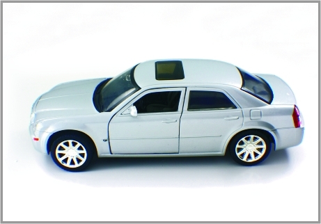 Van de de Douaneschaal van de 1:24legering de Matrijs Gegoten Slimme Modelauto's Chrysler 300C leverancier