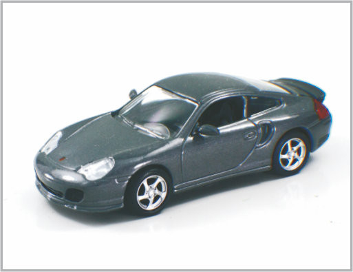 1/43 Gegoten Van de de Douaneschaal van de Zwartsellegering Modelauto's Porsche 911 Turbo voor Inzameling leverancier