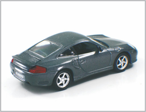 1/43 Gegoten Van de de Douaneschaal van de Zwartsellegering Modelauto's Porsche 911 Turbo voor Inzameling leverancier
