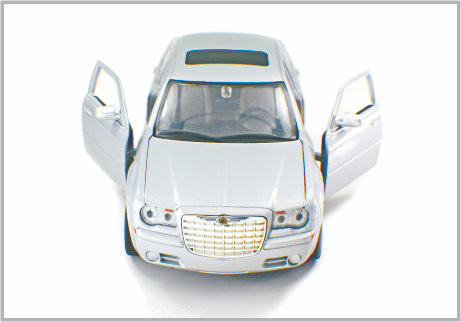 1/24 Gegoten de Schaal Modelauto's van de Legerings Witte Douane als Huis Decoratio &amp; inzameling leverancier
