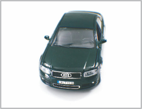 1/24 Gegoten de Schaal Modelauto's van de Legerings Heldere zwarte Douane Audi A8 als Huis Decoratio leverancier