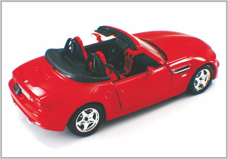 1/24 de Gegoten de Schaal Modelauto's van de Legerings Rode Douane Open tweepersoonsauto van BMW als Huis Decoratio leverancier