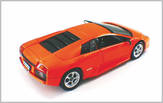 1/24 Gegoten de Schaal Modelauto's Lamboighini murcielag Decoratio van de Legerings Oranjerode Douane leverancier