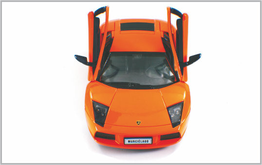 1/24 Gegoten de Schaal Modelauto's Lamboighini murcielag Decoratio van de Legerings Oranjerode Douane leverancier