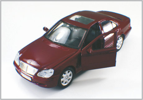 1/24 de Gegoten de Schaal Modelauto's van de Legerings Donkerrode Douane klasse van Mercedes -Mercedes-benzs als Decoratio leverancier