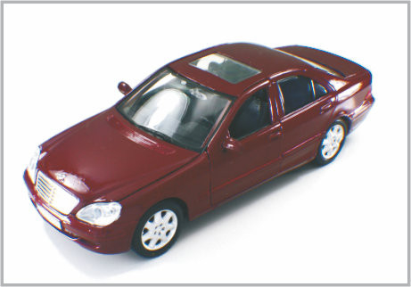 1/24 de Gegoten de Schaal Modelauto's van de Legerings Donkerrode Douane klasse van Mercedes -Mercedes-benzs als Decoratio leverancier