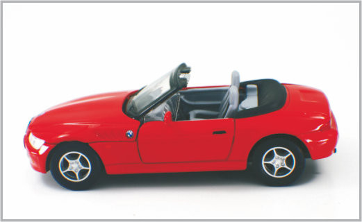 1/32 Gegoten Stuk speelgoed Rode en Blauwe Modelauto's BMW23 van de Douaneschaal als Huis Decoratio leverancier