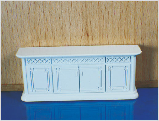 0230-02 HO schaal architectonische huizen 3D-Model meubilair TV-kast Model leverancier