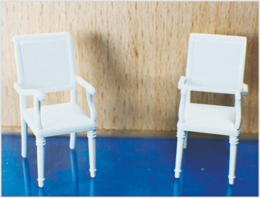 0425-05 / 0430-05 Aangepaste architecturale huis Model meubilair eettafels en stoelen leverancier
