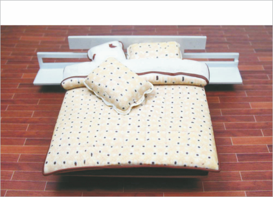 CH6064 1: 20/1: 25/1: 30/1: 50 / 1:75 / standaardschaalinstellingen aangepaste architectonisch Model meubilair aardewerk Bed leverancier