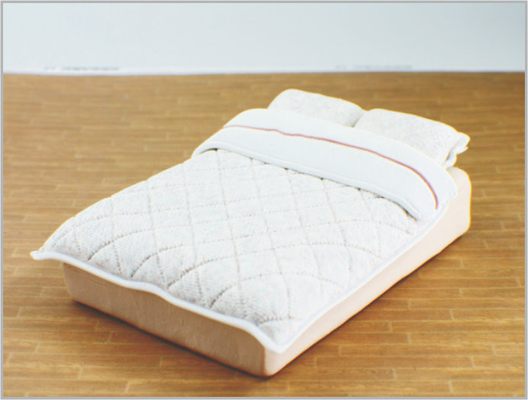 CH06052 1: 20/1: 25/1: 30/1: 50 / 1:75 / standaardschaalinstellingen aangepaste architectonisch Model meubilair keramische Bed leverancier