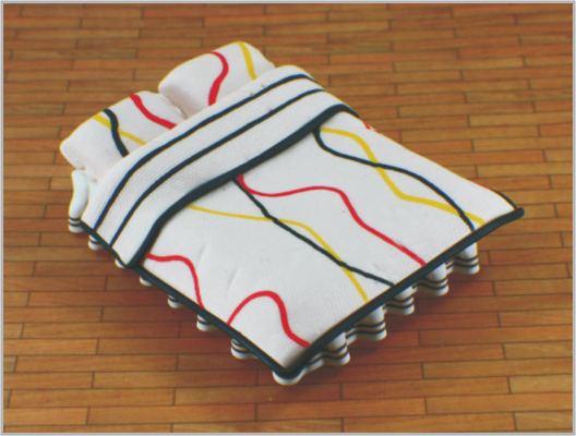 CH0538 1: 20/1: 25/1: 30/1: 50 / 1:75 / standaardschaalinstellingen aangepaste architectonisch Model meubilair aardewerk Bed leverancier