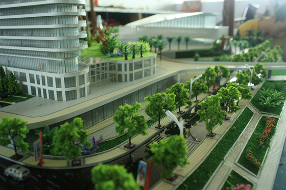 Lay-outs van de douane de Modeltrein/Architecturale Modelhotelgebouwen leverancier