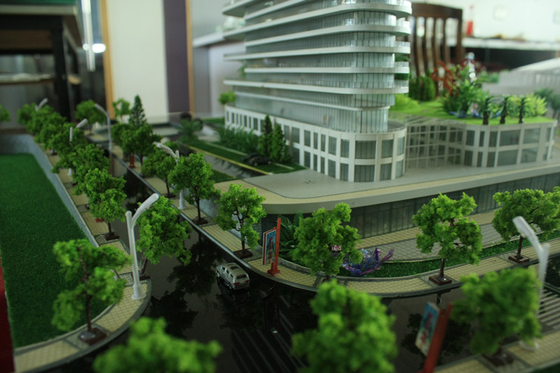 Lay-outs van de douane de Modeltrein/Architecturale Modelhotelgebouwen leverancier