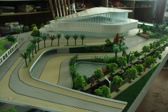 Lay-outs van de douane de Modeltrein/Architecturale Modelhotelgebouwen leverancier